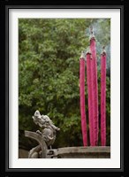 Joss Sticks Burning at the Confucian Temple of Literature, Jianshui, Yunnan Province, China Fine Art Print