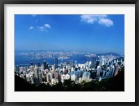 Majestic Hong Kong Harbor from Victoria Peak, Hong Kong, China Fine Art Print