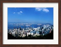 Majestic Hong Kong Harbor from Victoria Peak, Hong Kong, China Fine Art Print