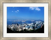 Majestic Hong Kong Harbor from Victoria Peak, Hong Kong, China Fine Art Print