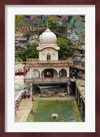 Sri Guru Nanak Ji Gurdwara Shrine, Manikaran, Himachal Pradesh, India Fine Art Print