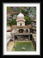 Sri Guru Nanak Ji Gurdwara Shrine, Manikaran, Himachal Pradesh, India Fine Art Print