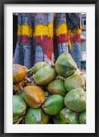 Pile of Coconuts, Bangalore, India Fine Art Print