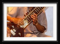 Sitar Player, Varanasi, India Fine Art Print