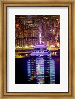 Hong Kong from Victoria Peak with The Center, China Fine Art Print