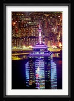 Hong Kong from Victoria Peak with The Center, China Fine Art Print