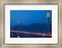 Hong Kong, Ting Kau Bridge, Tsing Yi Island, Ting Kau Fine Art Print