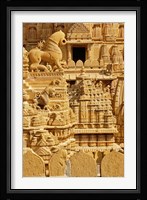 Carvings on Jain Temple, Jaisalmer, India Fine Art Print