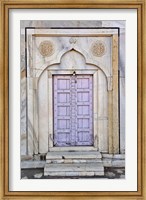 Lavender colored door, Taj Mahal, Agra, India Fine Art Print