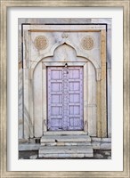 Lavender colored door, Taj Mahal, Agra, India Fine Art Print