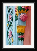 Ornate doorway detalis, Delhi, India Fine Art Print