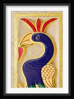 Ornate decoration, Raj Palace Hotel, Jaipur, India Fine Art Print