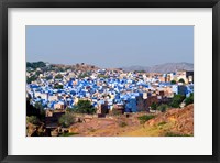 Blue City of Jodhpur from Fort Mehrangarh, Rajasthan, India Fine Art Print