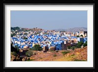 Blue City of Jodhpur from Fort Mehrangarh, Rajasthan, India Fine Art Print