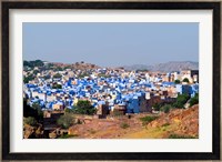 Blue City of Jodhpur from Fort Mehrangarh, Rajasthan, India Fine Art Print