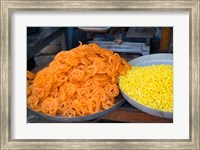 Market Food in Shahpura, Rajasthan, Near Jodhpur, India Fine Art Print