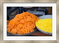 Market Food in Shahpura, Rajasthan, Near Jodhpur, India Fine Art Print
