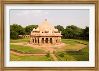 Peaceful Park, Isa Khan Tomb Burial Sites, New Delhi, India Fine Art Print