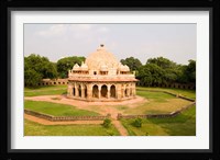 Peaceful Park, Isa Khan Tomb Burial Sites, New Delhi, India Fine Art Print