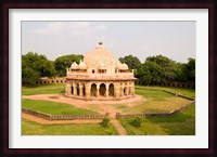 Peaceful Park, Isa Khan Tomb Burial Sites, New Delhi, India Fine Art Print