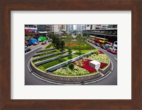 Garden Roundabout, Hong Kong, China Fine Art Print