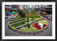 Garden Roundabout, Hong Kong, China Fine Art Print