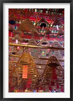 Man Mo Buddhist Temple, Hong Kong, China Fine Art Print