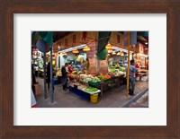 Street Market Vegetables, Hong Kong, China Fine Art Print