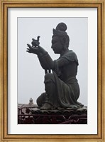 Tian Tan Statues, Hong Kong, China Fine Art Print