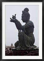 Tian Tan Statues, Hong Kong, China Fine Art Print