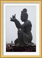 Tian Tan Statues, Hong Kong, China Fine Art Print