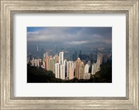 View From The Peak, Hong Kong, China Fine Art Print
