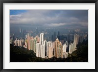View From The Peak, Hong Kong, China Fine Art Print
