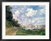 The Marina at Argenteuil, 1872 Framed Print