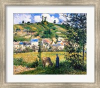 Landscape at Chaponval, 1880 Fine Art Print