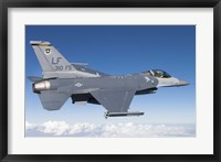 F-16C Fighting Falcon during a sortie over Arizona Fine Art Print