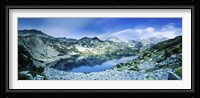 View of Ribno Banderishko Lake in Pirin National Park, Bulgaria Fine Art Print