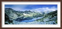 View of Ribno Banderishko Lake in Pirin National Park, Bulgaria Fine Art Print