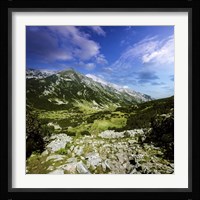A green valley through Pirin Mountains, Pirin National Park, Bulgaria Fine Art Print
