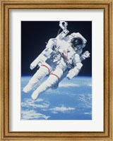 AstronautTaking a Spacewalk Fine Art Print