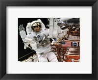 Astronaut in a Space Shuttle Fine Art Print