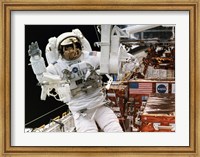 Astronaut in a Space Shuttle Fine Art Print