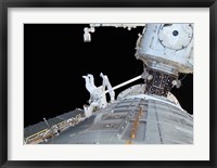 STS-124 Mission Specialist, Participates in the Mission's First Scheduled Maintenance Session Fine Art Print