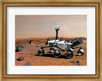 Concept of NASA's Mobile Robot for Investigating Mars Fine Art Print