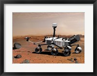 Concept of NASA's Mobile Robot for Investigating Mars Fine Art Print