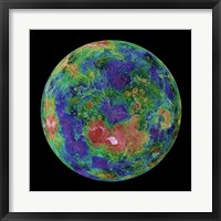 The Hemispheric view of Venus, June 3, 1996 Fine Art Print