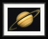 Saturn's Icy Moons Fine Art Print
