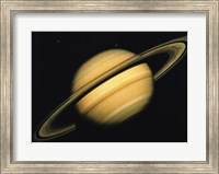 Saturn's Icy Moons Fine Art Print