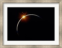 Apollo 12 view of a solar eclipse Fine Art Print