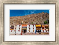 Hemis Monastery facade with craggy cliff, Ladakh, India Fine Art Print